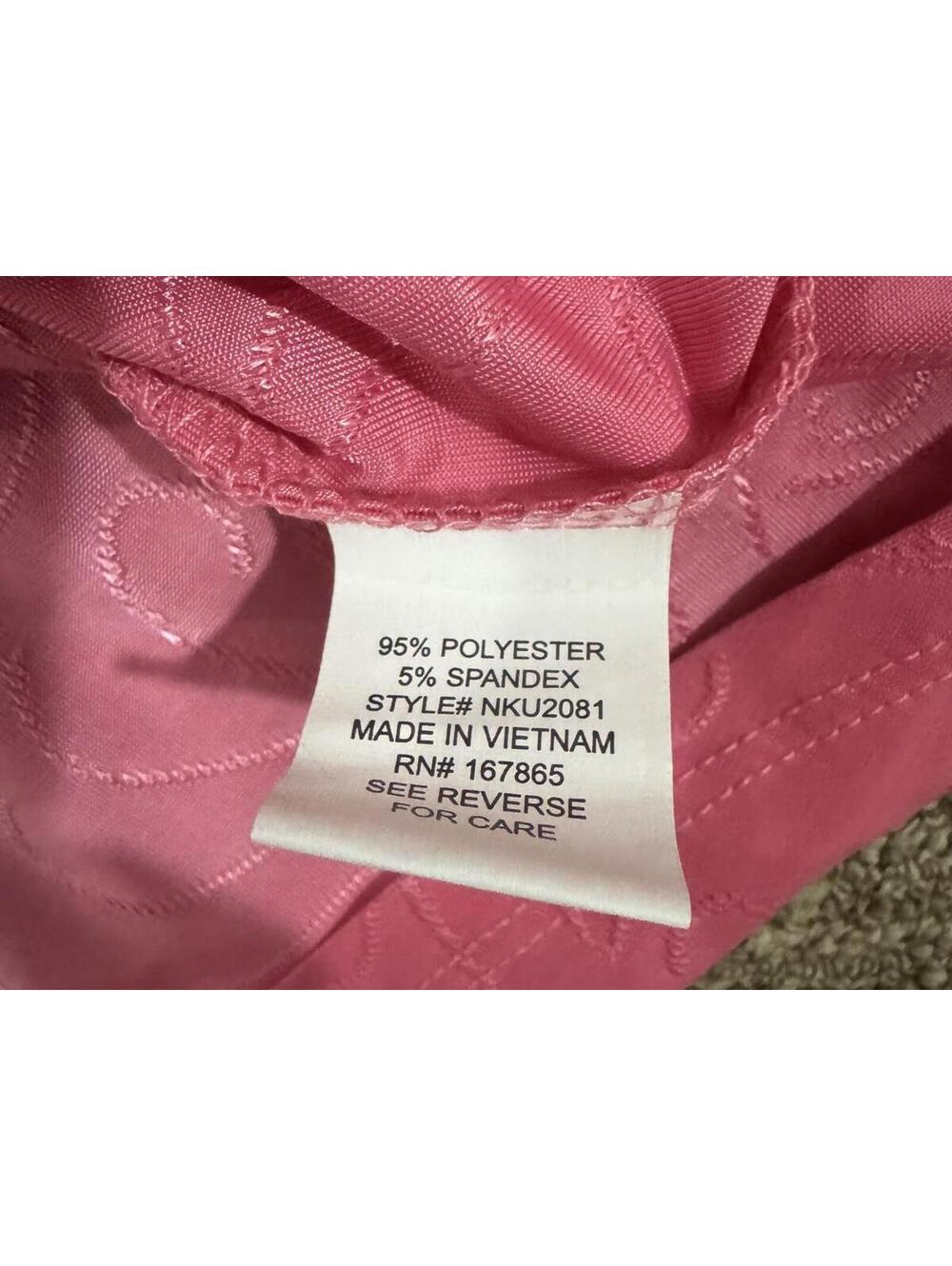 Women’s Notations Pink Ribbed Sleeveless Blouse Size XL New With Tags - Picture 3 of 3